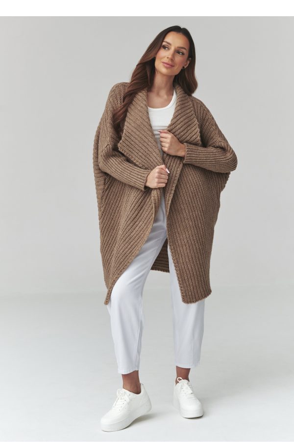 beige Cardigan model 226877 Makadamia