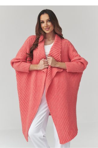 pink Cardigan model 226878 Makadamia