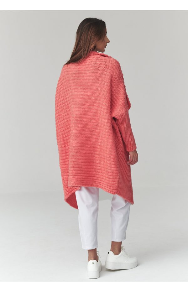 pink Cardigan model 226878 Makadamia