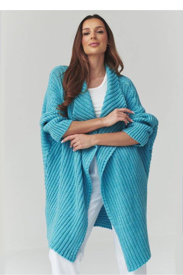 blue Cardigan model 226879 Makadamia