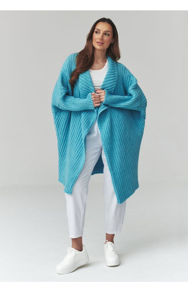 blue Cardigan model 226879 Makadamia