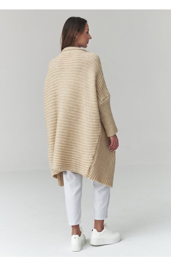 beige Cardigan model 226881 Makadamia