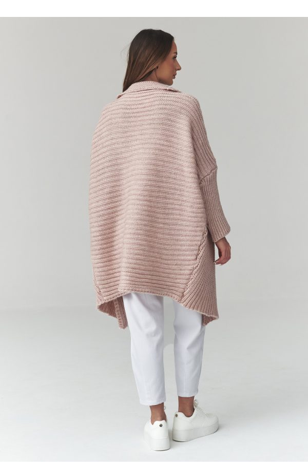 pink Cardigan model 226883 Makadamia