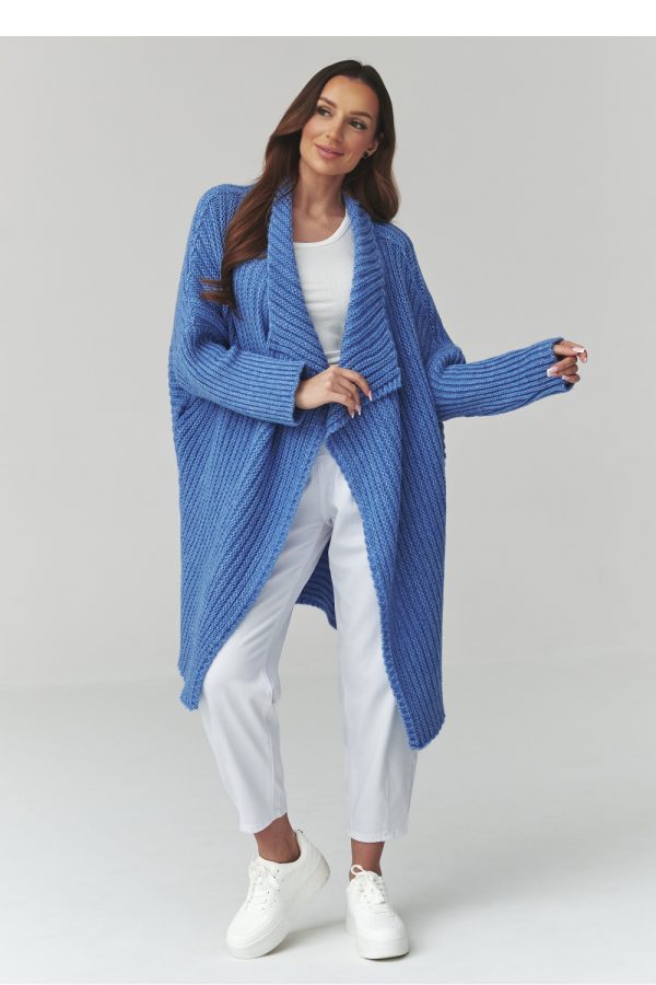 blue Cardigan model 226884 Makadamia