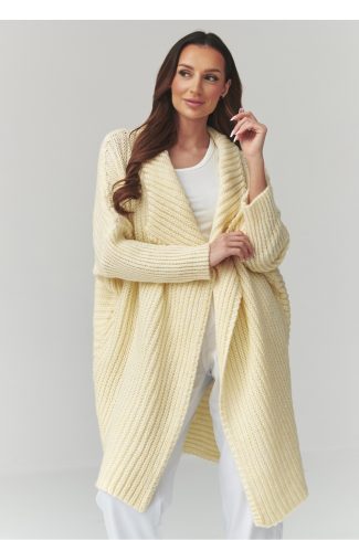 yellow Cardigan model 226885 Makadamia