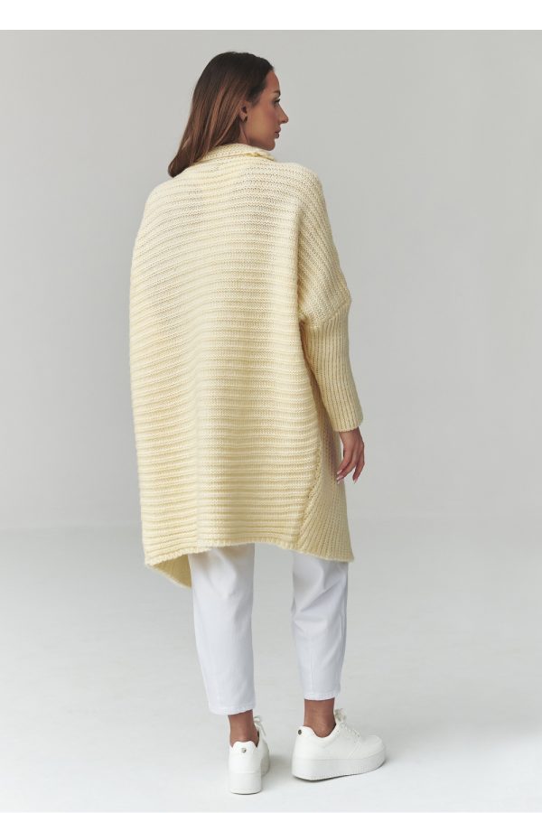 yellow Cardigan model 226885 Makadamia