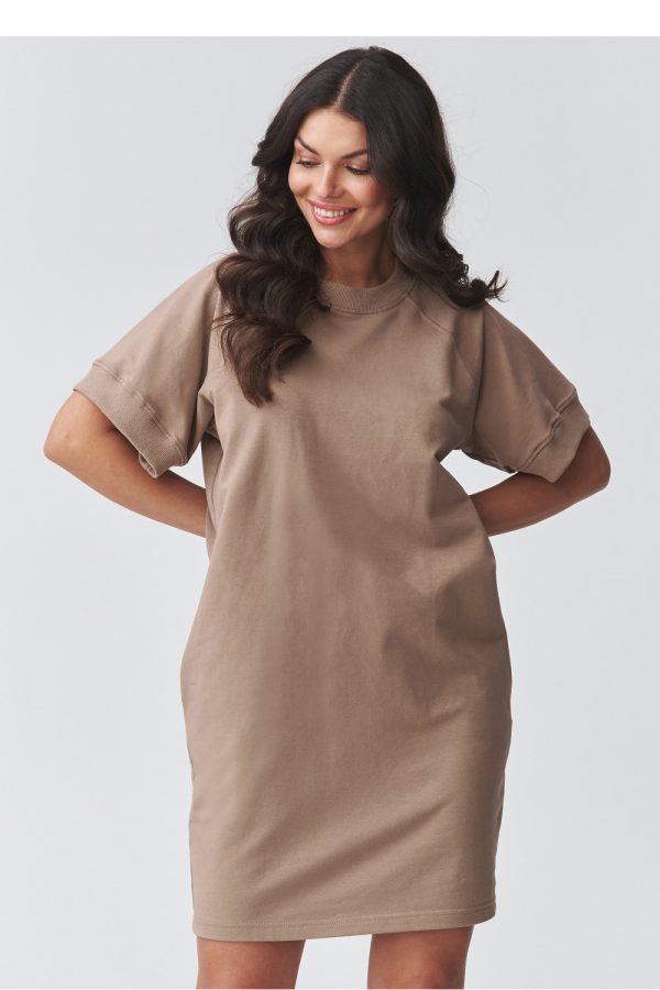 brown Daydress model 226888 Makadamia