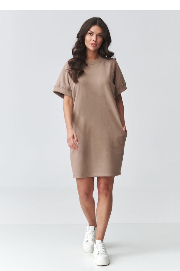 brown Daydress model 226888 Makadamia