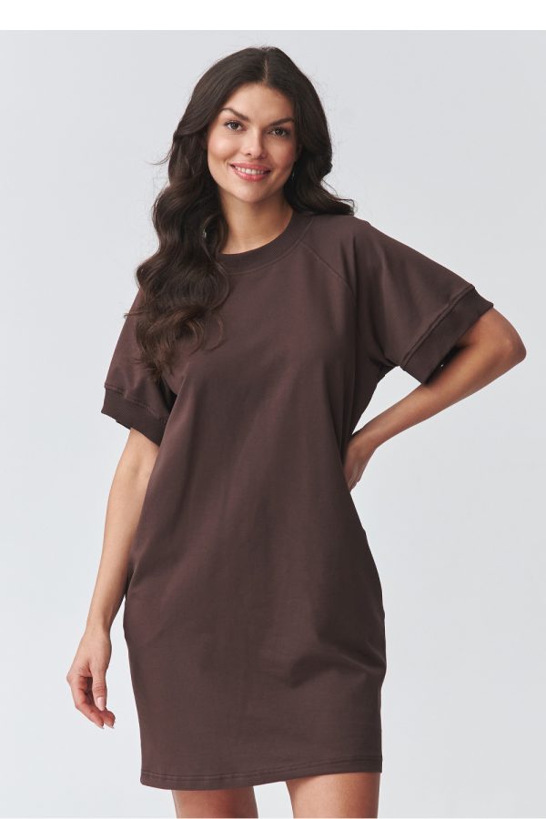 brown Daydress model 226890 Makadamia