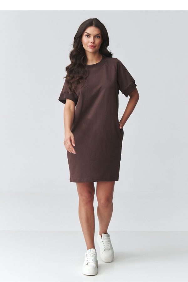 brown Daydress model 226890 Makadamia