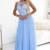 blue Long dress model 227063 Numoco