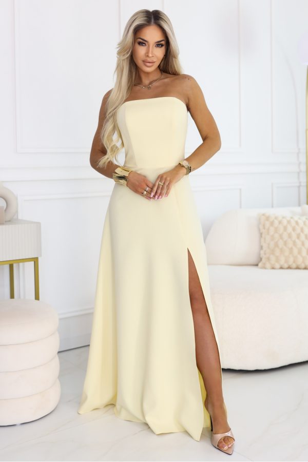 yellow Cocktail dress model 227084 Numoco