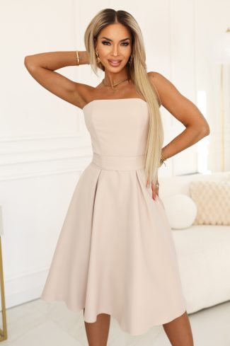 beige Cocktail dress model 227085 Numoco