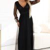 black Long dress model 227089 Numoco