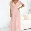 pink Long dress model 227095 Numoco