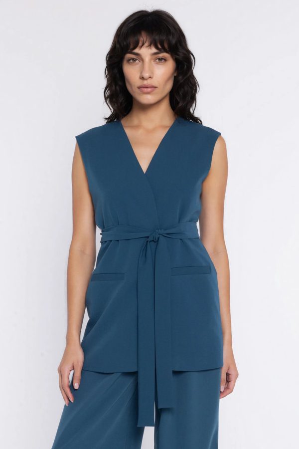 blue Gilet model 227146 Nife