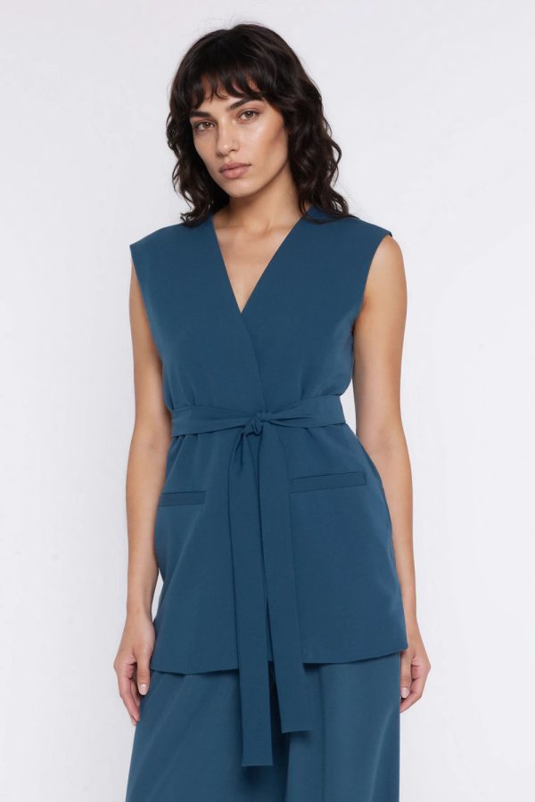 blue Gilet model 227146 Nife