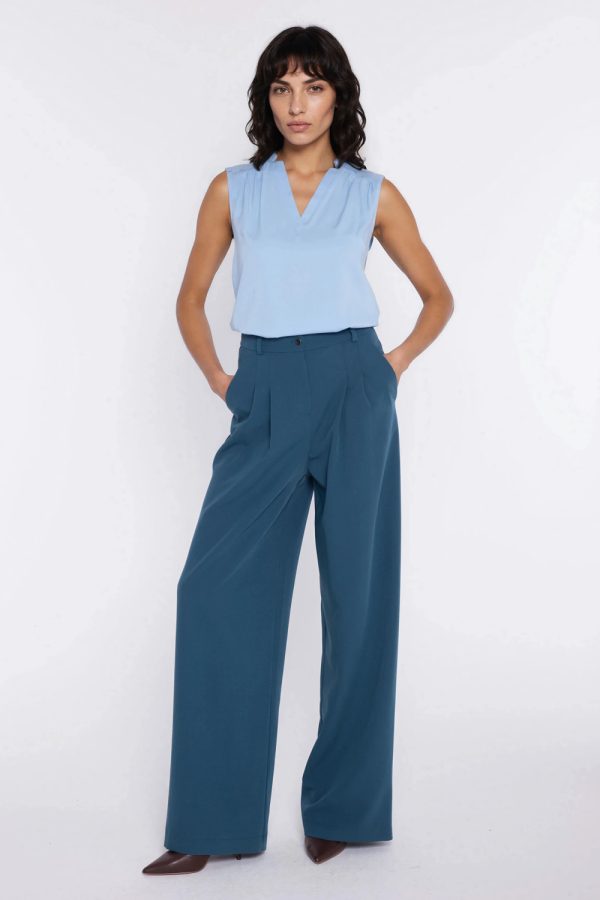 blue Women trousers model 227150 Nife