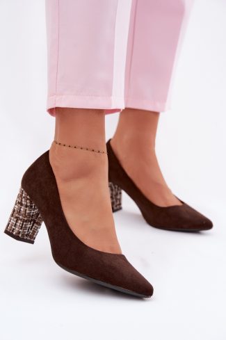 1122876 Block heel pumps model 227176 Step in style