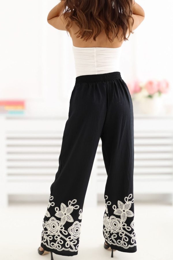 black Women trousers model 227189 Factory Price