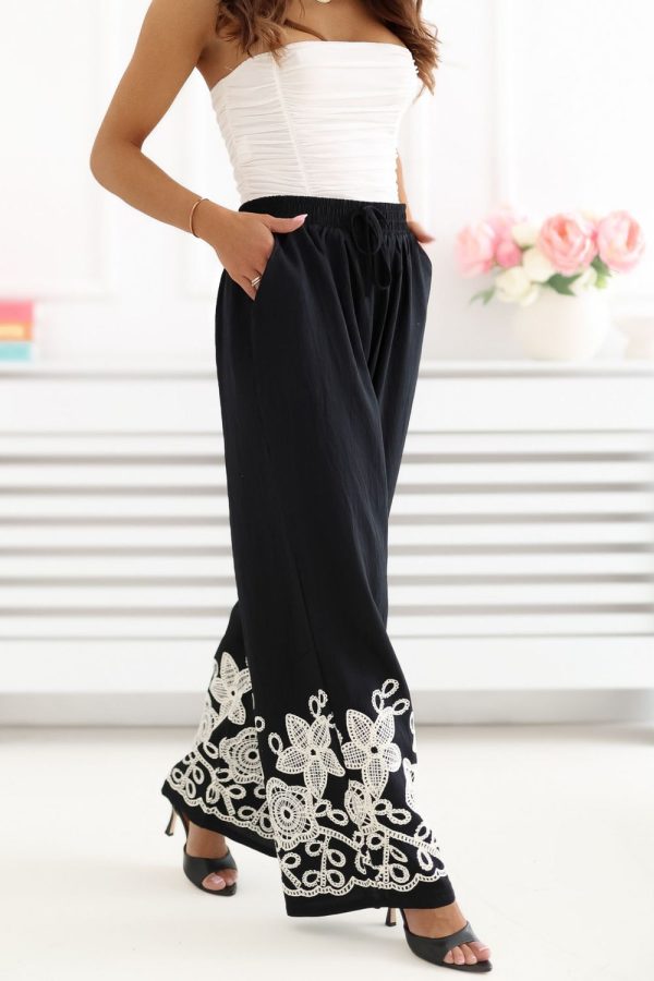 black Women trousers model 227189 Factory Price