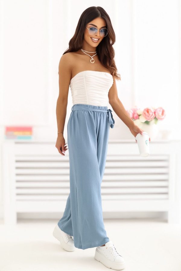 blue Women trousers model 227198 Factory Price