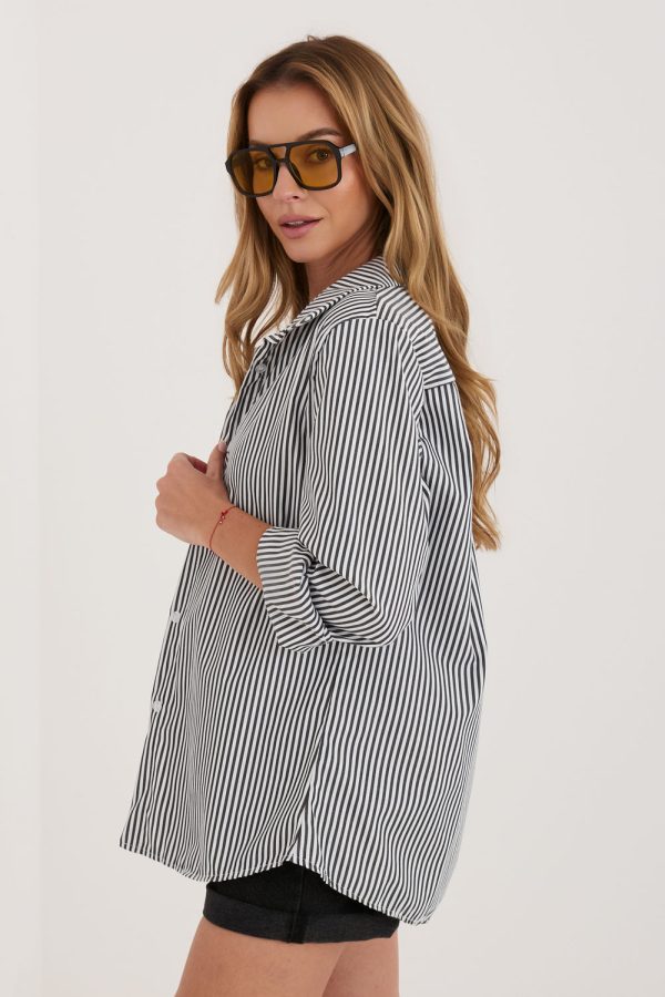 black Long sleeve shirt model 227216 Factory Price
