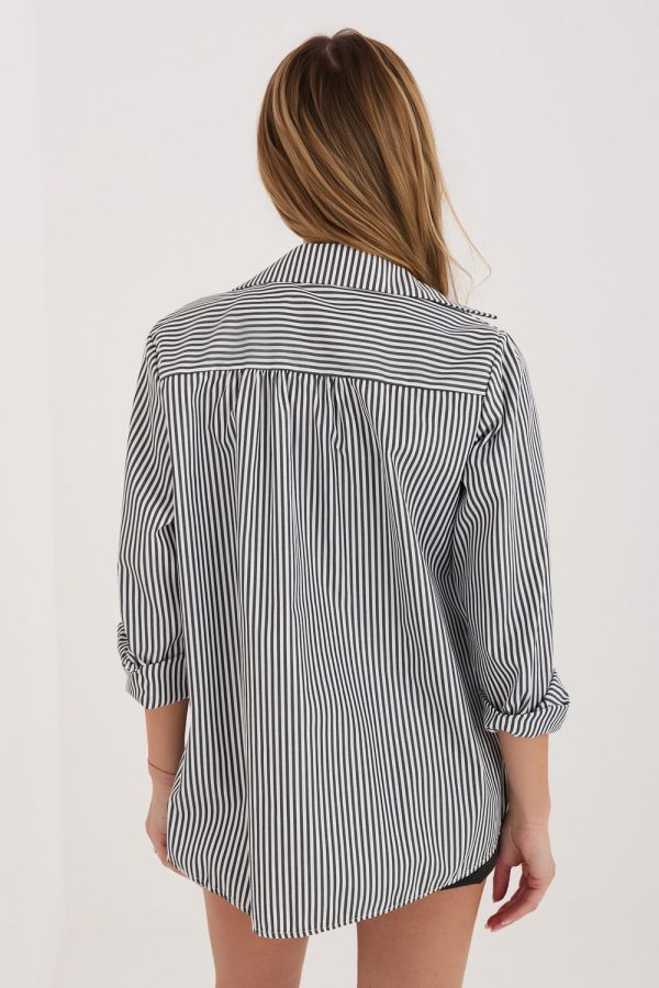 black Long sleeve shirt model 227216 Factory Price