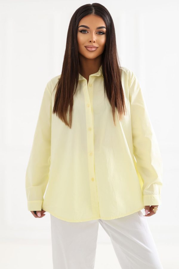 yellow Long sleeve shirt model 227218 Factory Price