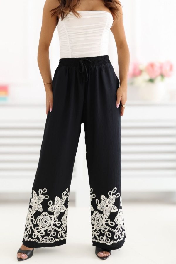 black Women trousers model 227189 Factory Price