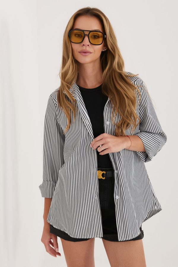 black Long sleeve shirt model 227216 Factory Price