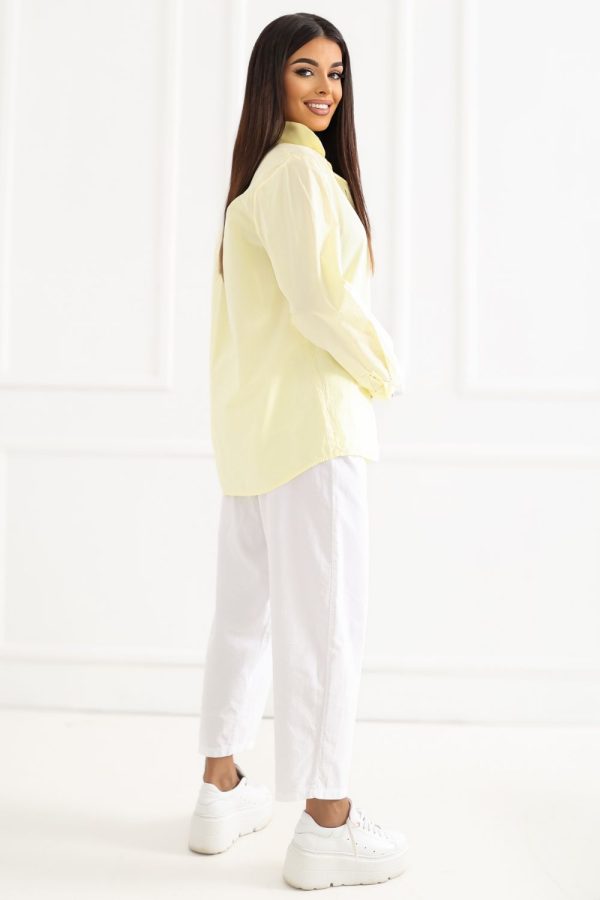 yellow Long sleeve shirt model 227218 Factory Price