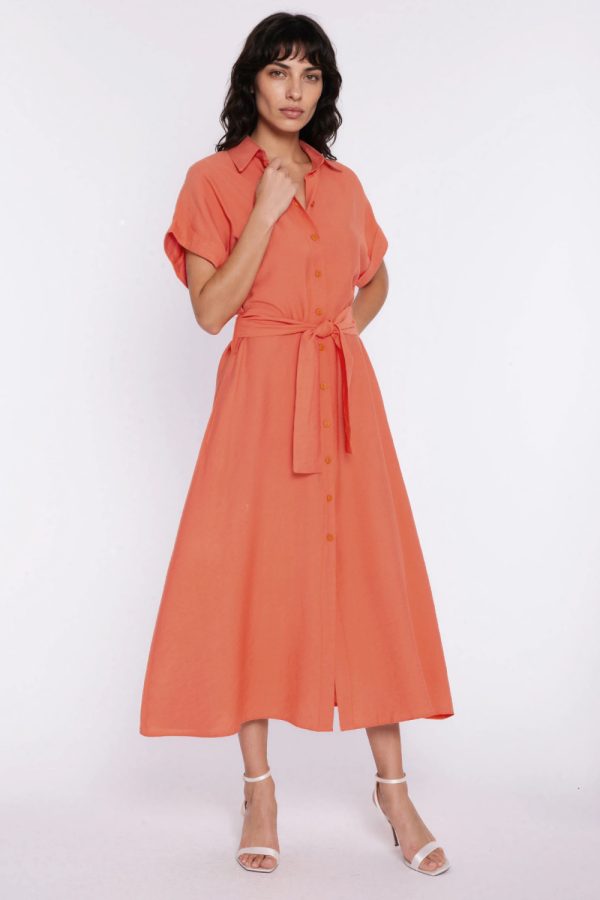 orange Daydress model 228012 Nife