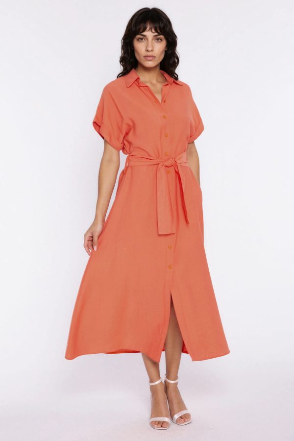 orange Daydress model 228012 Nife