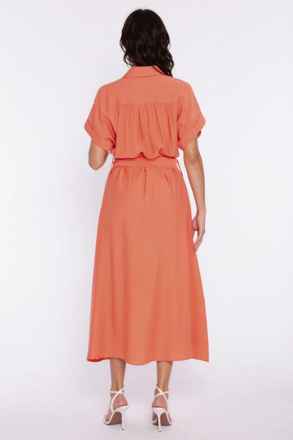 orange Daydress model 228012 Nife