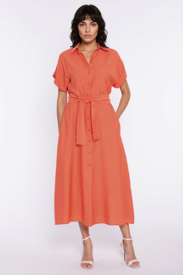 orange Daydress model 228012 Nife