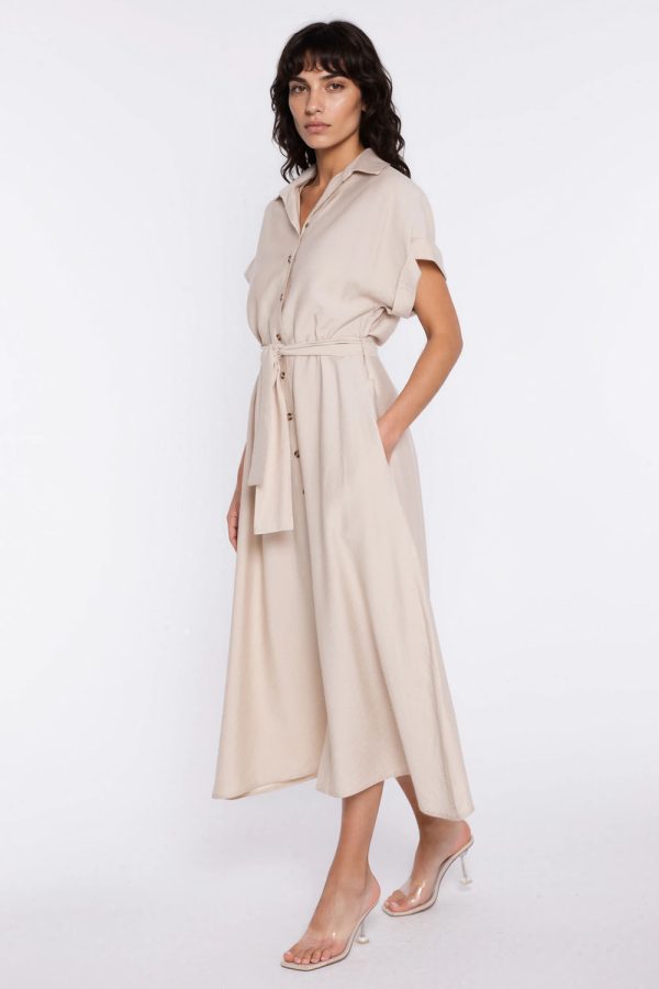beige Daydress model 228013 Nife