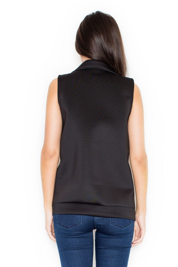black Gilet model 49965 Katrus