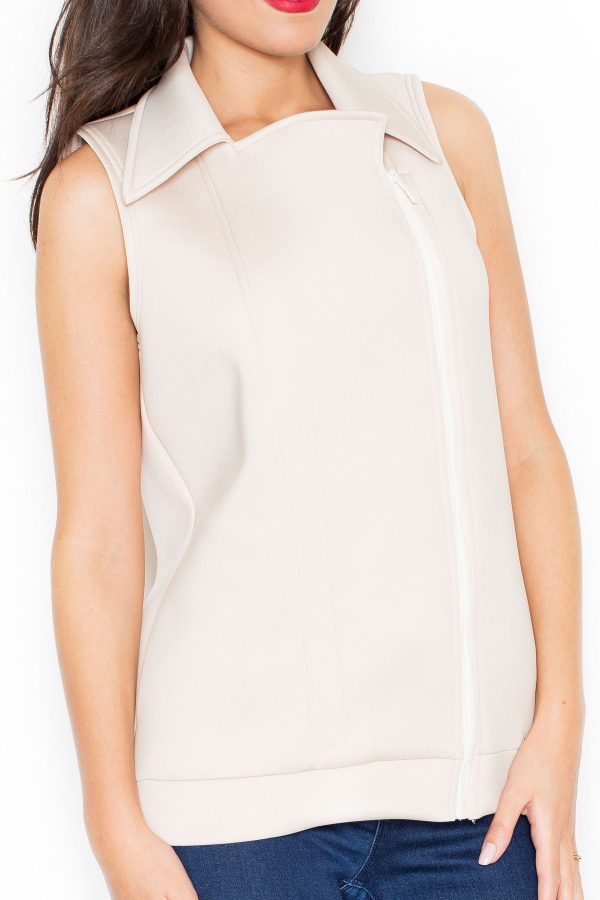 beige Gilet model 49966 Katrus