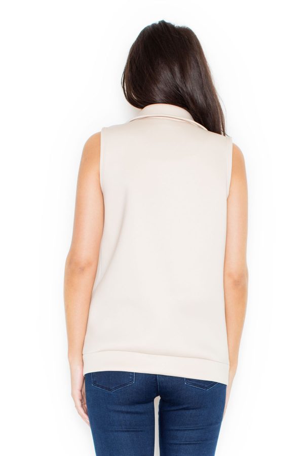 beige Gilet model 49966 Katrus