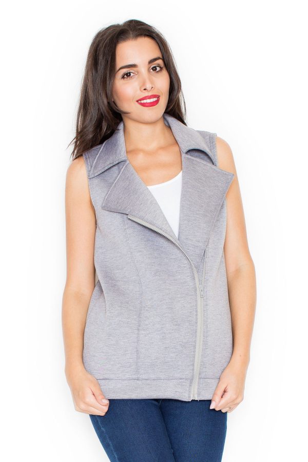 grey Gilet model 49968 Katrus