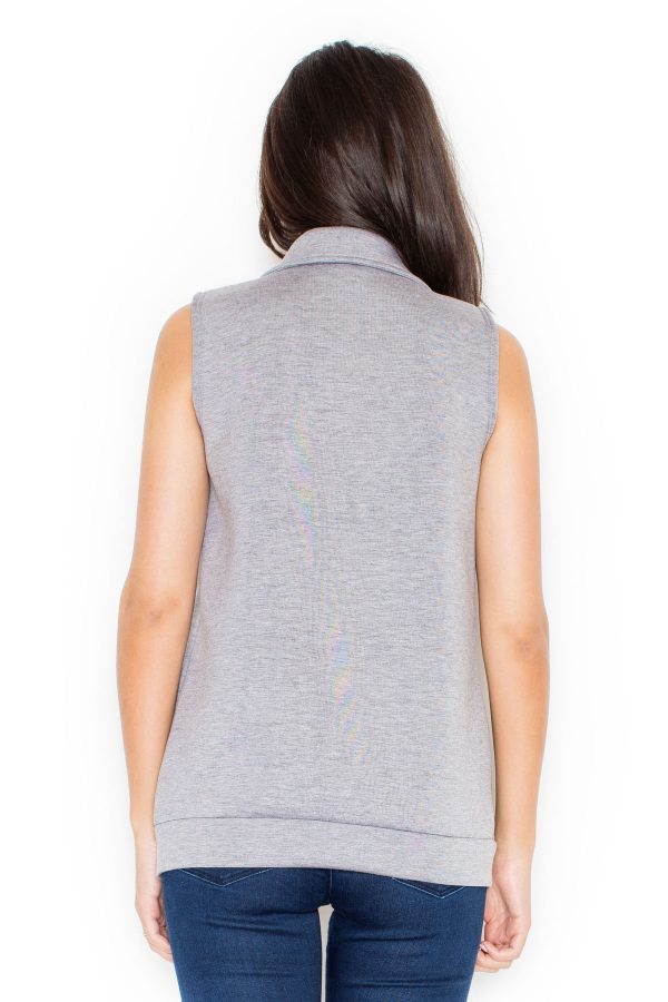 grey Gilet model 49968 Katrus