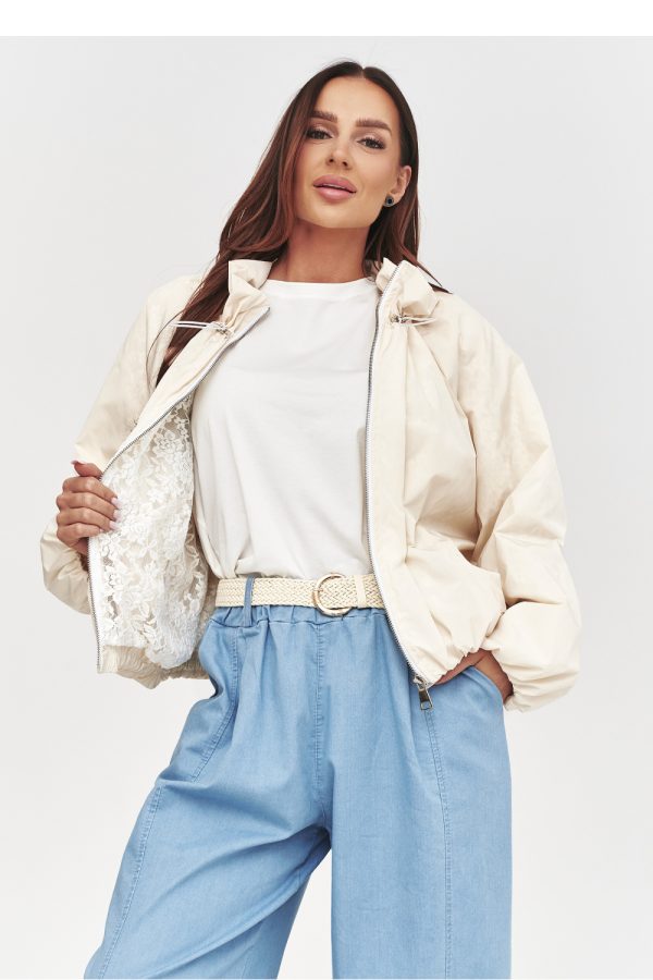 beige Jacket model 228274 Makadamia