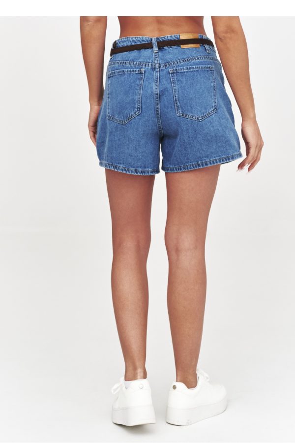 blue Denim shorts model 228292 Makadamia