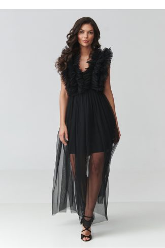 black Evening dress model 228316 Makadamia