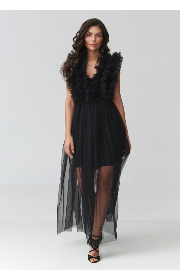 black Evening dress model 228316 Makadamia
