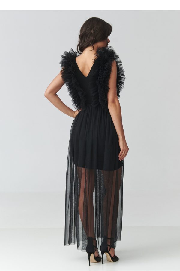 black Evening dress model 228316 Makadamia