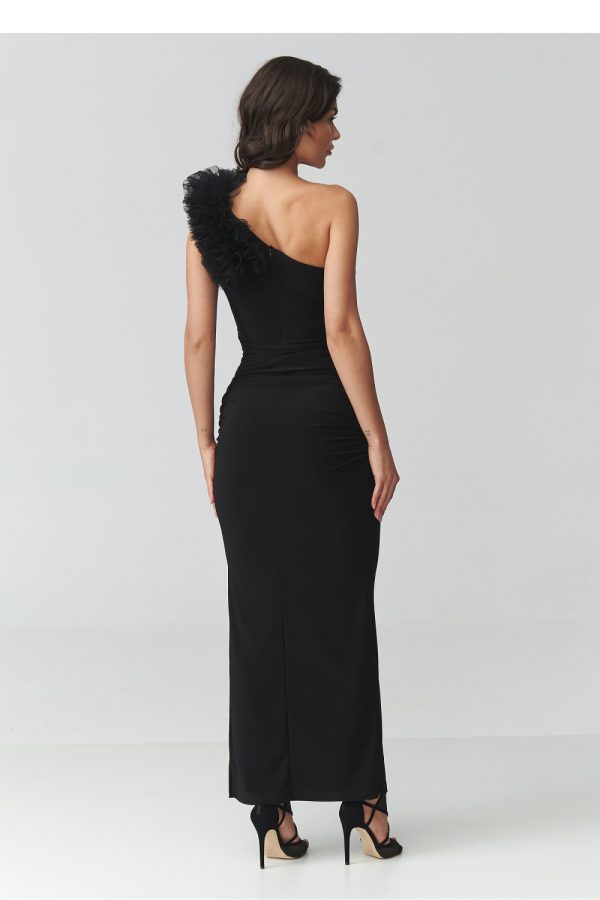 black Long dress model 228320 Makadamia