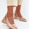 1126767 Block heel pumps model 228407 Step in style