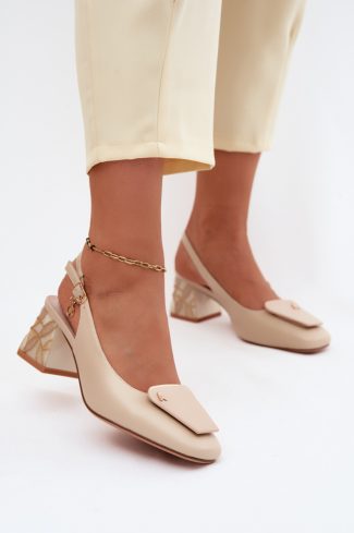 1126767 Block heel pumps model 228407 Step in style